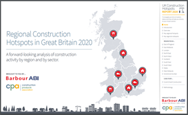 Regional Construction Hotspots in Great Britain 2020