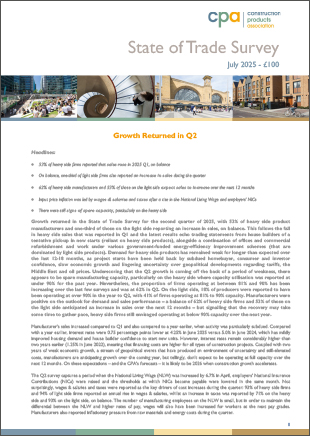 State of Trade Survey - 2025 Q2
